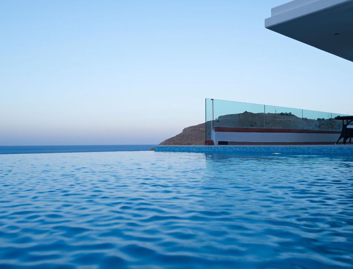 Luxury Villa Verna Lindos  Bagian luar foto
