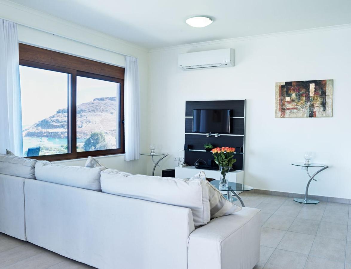 Luxury Villa Verna Lindos  Bagian luar foto